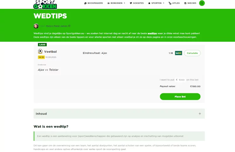 wedtips pagina