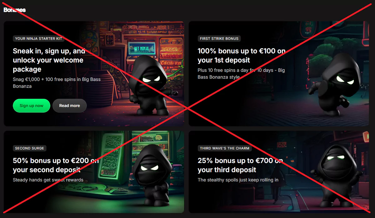 Betninja promoties
