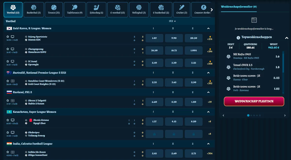 Live wedden bij Fambet