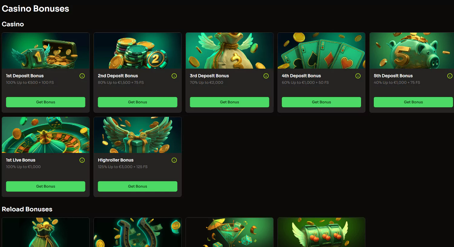 Holyluck promoties