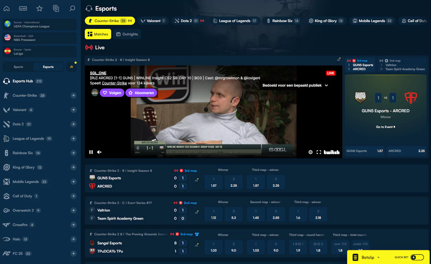 Wedden op esports bij Fanobet